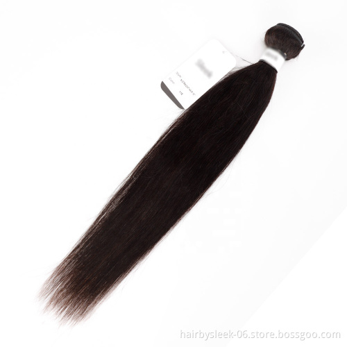 Wholesale 8inches to 28inches Human Mink Brazilian Hair bundles Straight Hair Cuticle Aligned machine double weft hair extension
